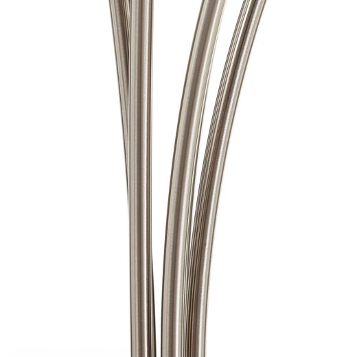 LED table lamp, nickel-plated metal, 78 x 21.50 x 98 cm