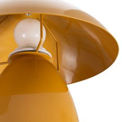 Mustard metal table lamp 24 x 24 x 25.50 cm