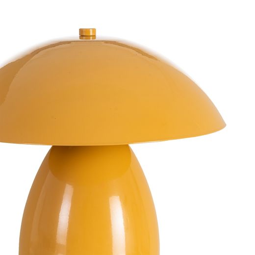 Mustard metal table lamp 24 x 24 x 25.50 cm
