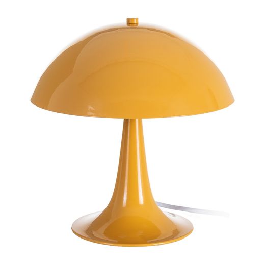 Mustard metal table lamp 25 x 25 x 27.50 cm