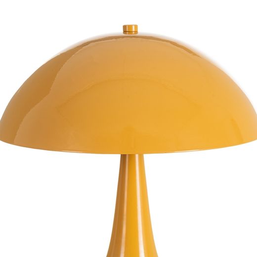 Mustard metal table lamp 25 x 25 x 27.50 cm