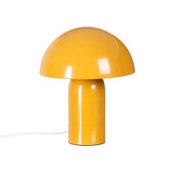Orange metal table lamp 20 x 20 x 24.50 cm