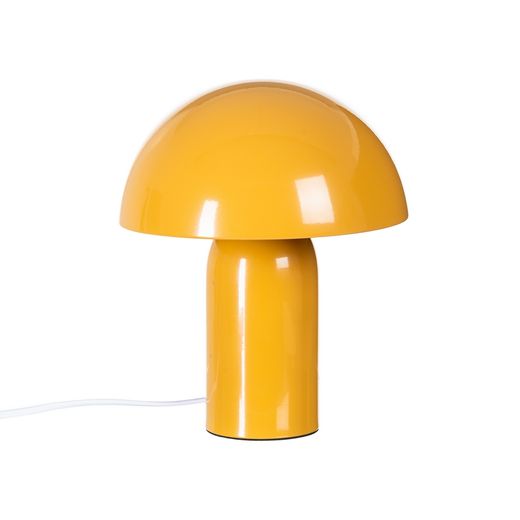 Orange metal table lamp 20 x 20 x 24.50 cm