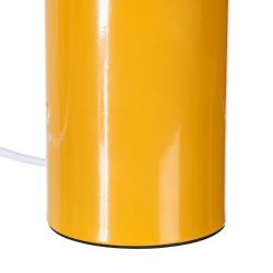 Orange metal table lamp 20 x 20 x 24.50 cm