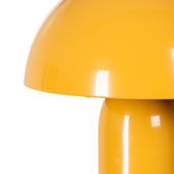 Orange metal table lamp 22 x 22 x 31.50 cm