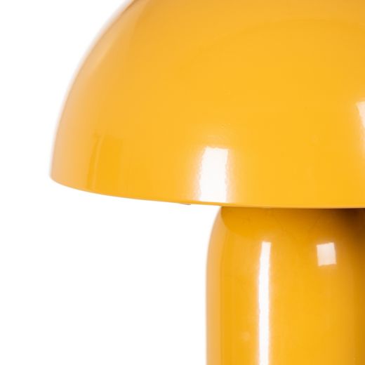 Orange metal table lamp 22 x 22 x 31.50 cm