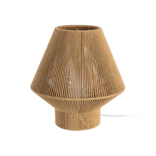 Natural paper rope table lamp 25.50 x 25.50 x 26 cm