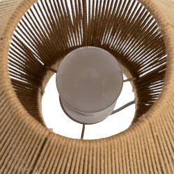 Natural paper rope table lamp 25.50 x 25.50 x 26 cm