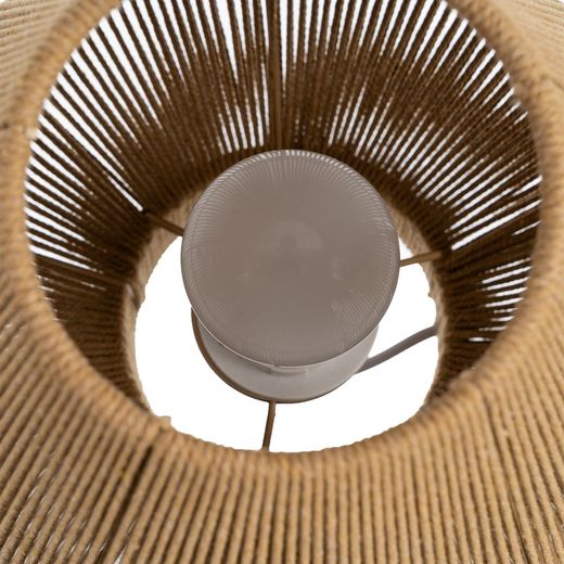 Natural paper rope table lamp 25.50 x 25.50 x 26 cm