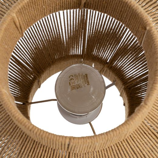 Natural paper rope table lamp 30 x 30 x 28.50 cm