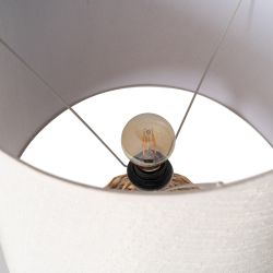 Natural table lamp natural fiber 40 x 40 x 69.50 cm