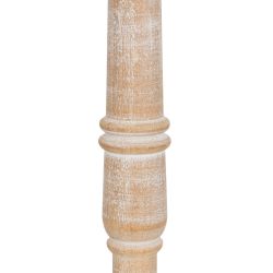 Natural wood/fabric table lamp 40 x 40 x 82.50 cm