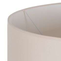 Natural wood/fabric table lamp 40 x 40 x 82.50 cm