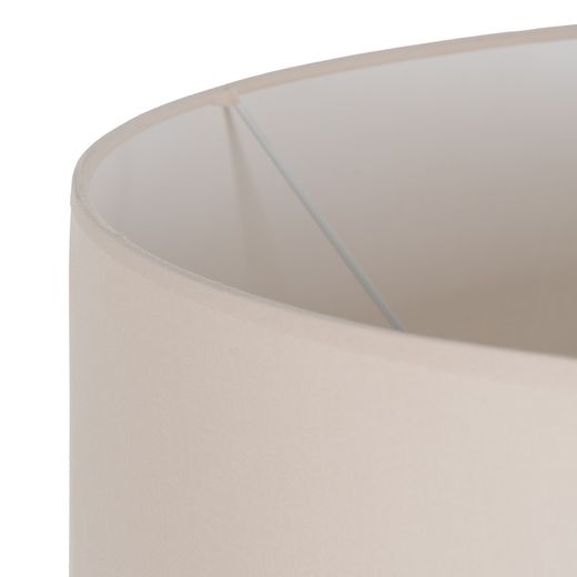 Natural wood/fabric table lamp 40 x 40 x 82.50 cm