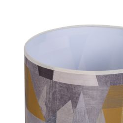 Natural fabric-wood table lamp 25 x 25 x 54 cm