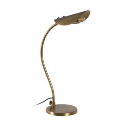 Gold metal table lamp, lighting, 34 x 20 x 65 cm
