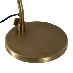 Gold metal table lamp, lighting, 34 x 20 x 65 cm