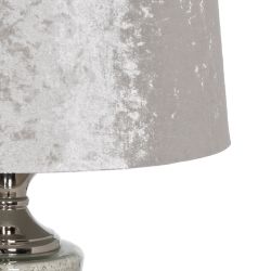 Silver crystal table lamp, lighting, 38 x 38 x 80 cm