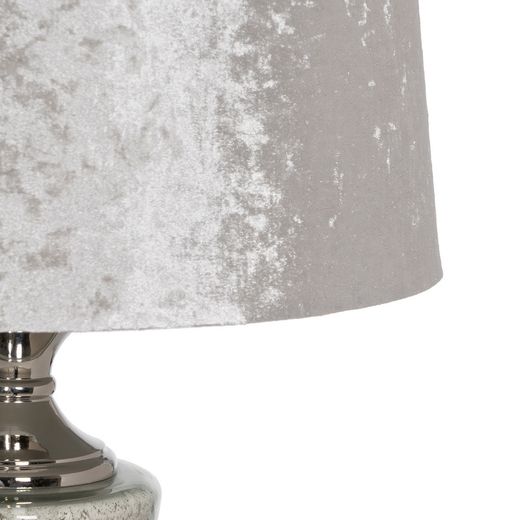 Silver crystal table lamp, lighting, 38 x 38 x 80 cm