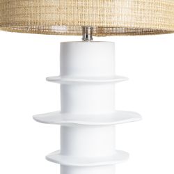 Resin table lamp, lighting, 33 x 33 x 55 cm