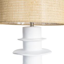Resin table lamp, lighting, 38 x 38 x 70.50 cm