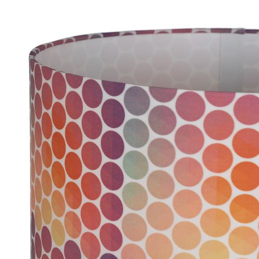 Pink ceramic table lamp, lighting, 35.50 x 35.50 x 60.50