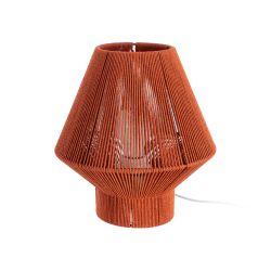 Table lamp tile paper rope 25.50 x 25.50 x 26 cm