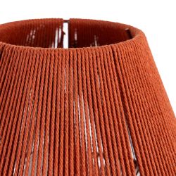 Table lamp tile paper rope 25.50 x 25.50 x 26 cm