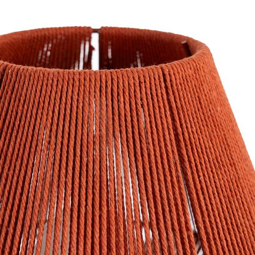 Table lamp tile paper rope 25.50 x 25.50 x 26 cm