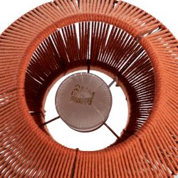 Table lamp tile paper rope 25.50 x 25.50 x 26 cm