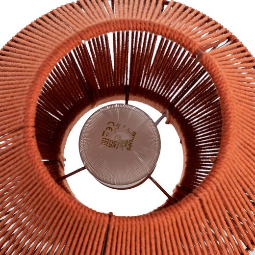 Table lamp tile paper rope 25.50 x 25.50 x 26 cm