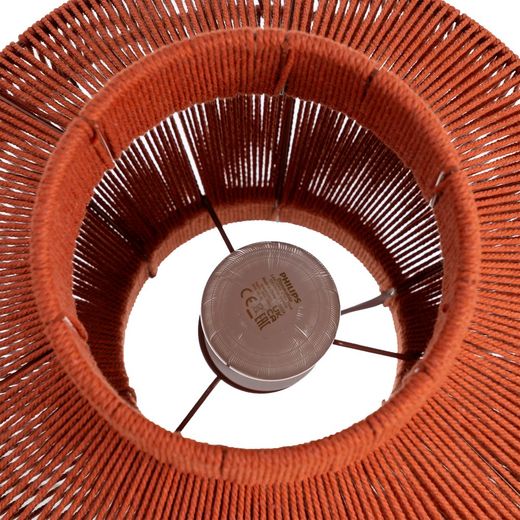 Table lamp tile paper rope 30 x 30 x 28.50 cm