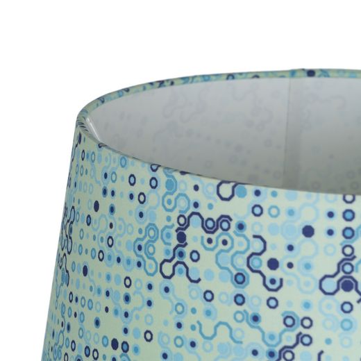Green ceramic table lamp, lighting, 38 x 38 x 63.50 cm