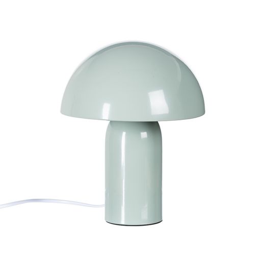 Light green metal table lamp 20 x 20 x 24.50 cm