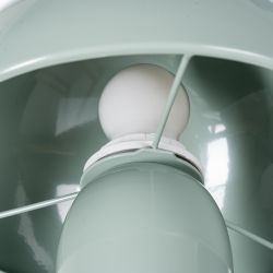 Light green metal table lamp 20 x 20 x 24.50 cm