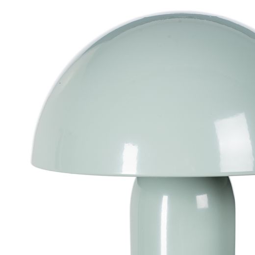 Light green metal table lamp 22 x 22 x 31.50 cm