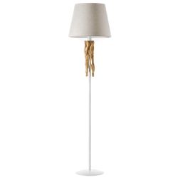 Woody Series living room floor lamp with 1 lampshade