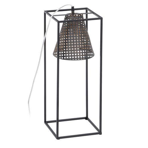 Black and gold metal floor lamp 20 x 20 x 57 cm