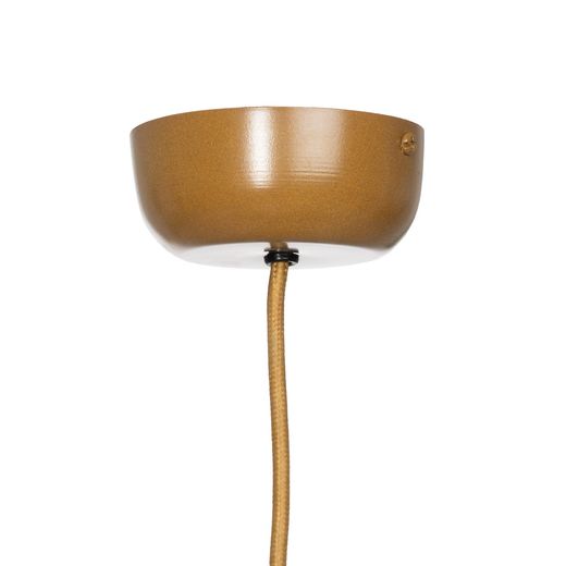 Beige ceiling lamp, natural fiber, 60 x 60 x 23 cm