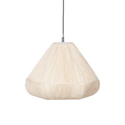 Beige paper-metal ceiling lamp 49 x 49 x 40 cm