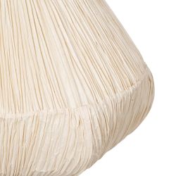 Beige paper-metal ceiling lamp 49 x 49 x 40 cm