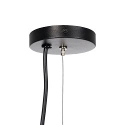 Beige paper-metal ceiling lamp 49 x 49 x 40 cm