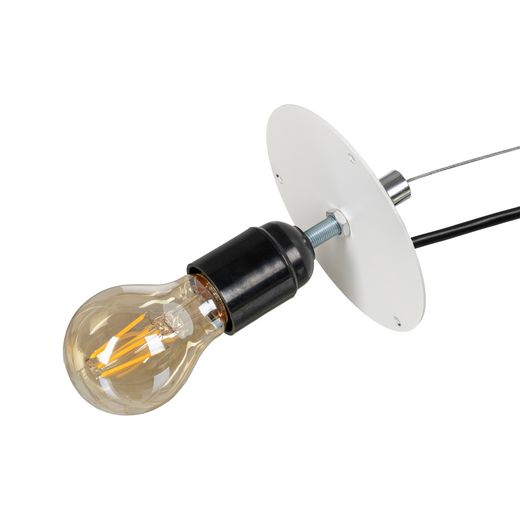 Beige paper-metal ceiling lamp 55.50 x 55.50 x 30 cm