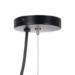 Beige paper-metal ceiling lamp 55.50 x 55.50 x 30 cm