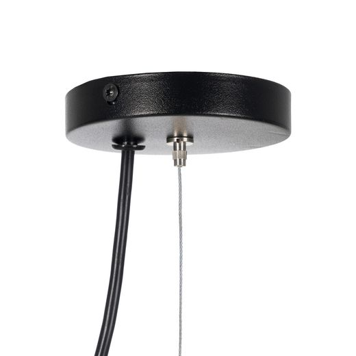 Beige paper-metal ceiling lamp 55.50 x 55.50 x 30 cm
