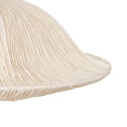 Beige paper-metal ceiling lamp 62.50 x 62.50 x 20 cm