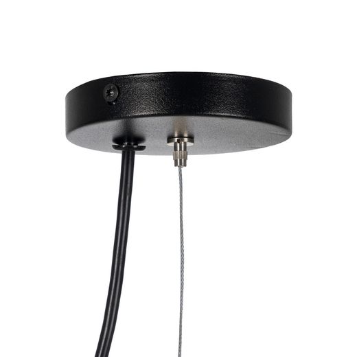 Beige paper-metal ceiling lamp 62.50 x 62.50 x 20 cm