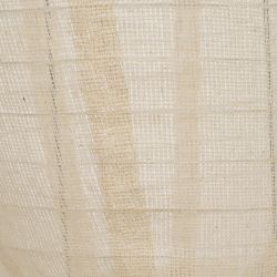 Beige fabric-metal ceiling lamp 30 x 30 x 59.50 cm