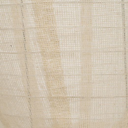 Beige fabric-metal ceiling lamp 30 x 30 x 59.50 cm