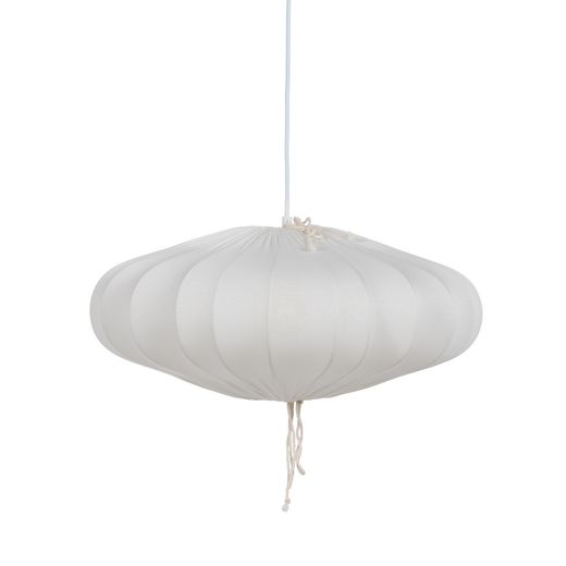 White cotton ceiling lamp, lighting, 49.50 x 49.50 x 20